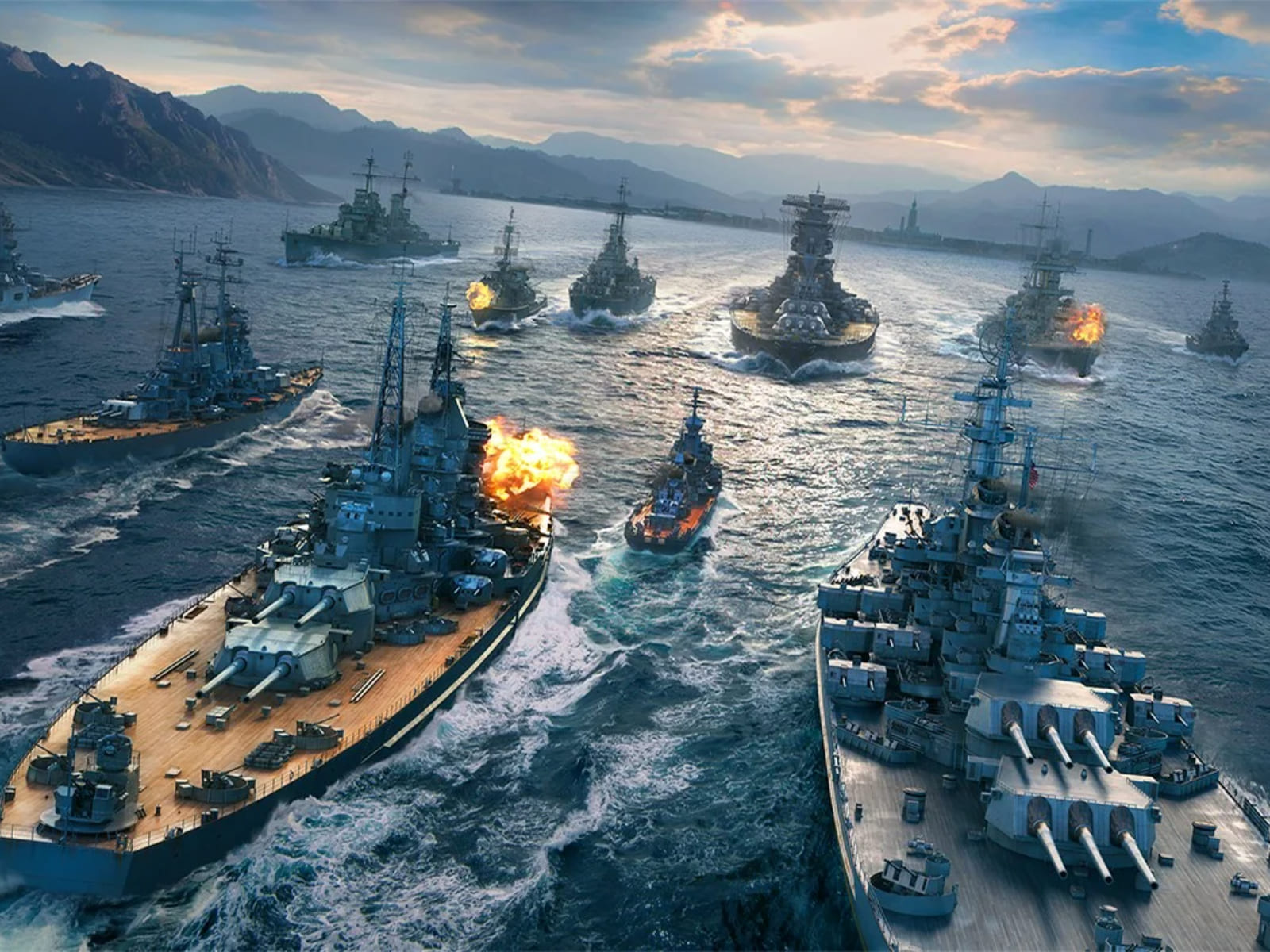 World of Warships корабли