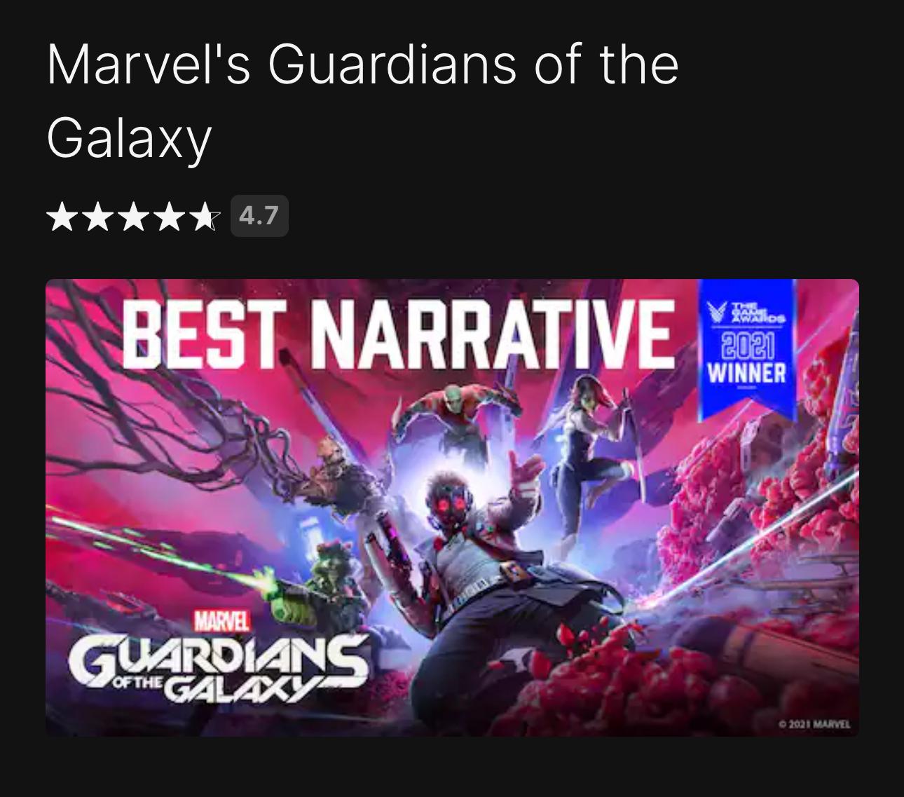 Marvel Guardians of the galaxy Платформа Steam, купить у продавца FARBZYN —  PayGame.ru